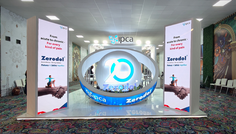 Zerodol event booth designed by Radical Concepts at IOACON 2024